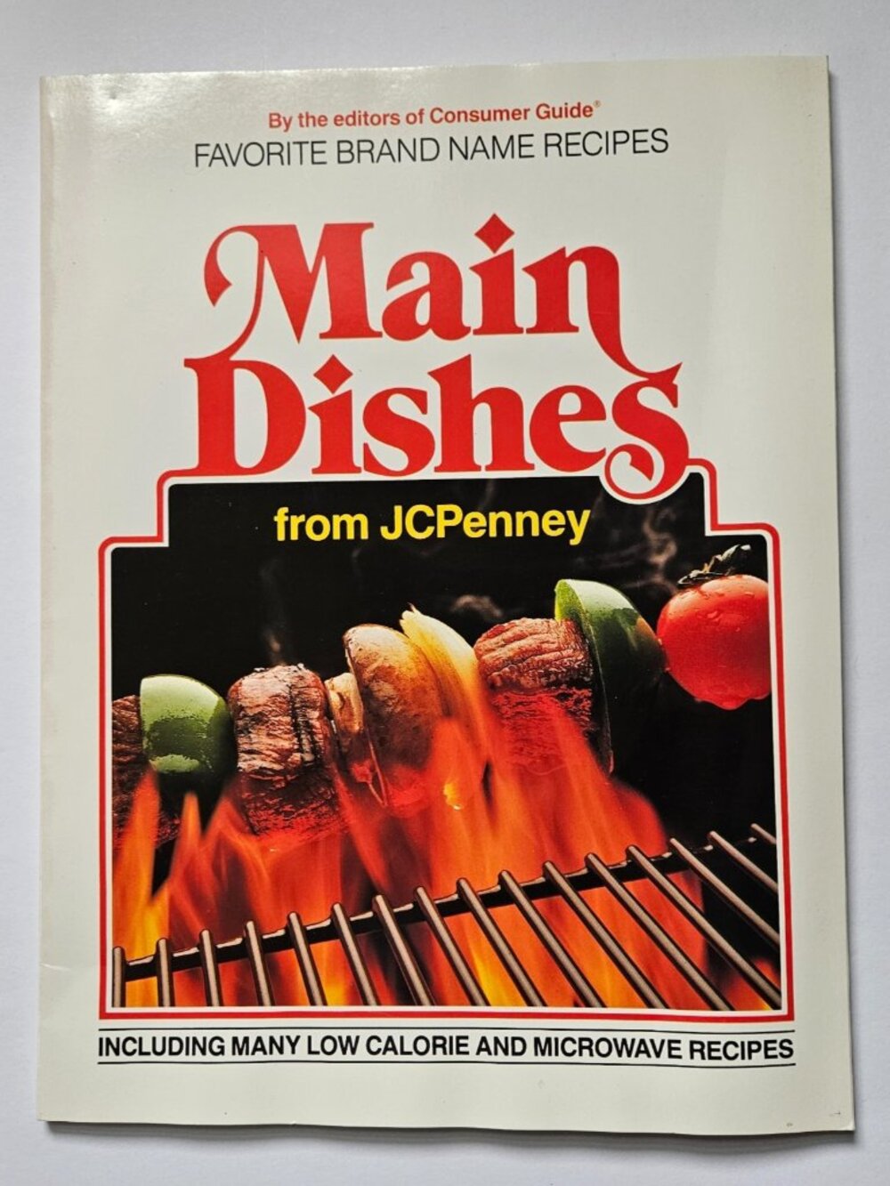1986 vintage Consumer Guide Favorite Main Dishes JCPenney retro advertising